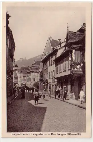 43665 Ak Rappoltsweiler Langestrasse vers 1914