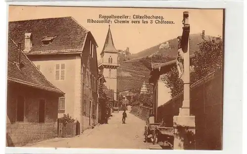 43664 Ak Rappoltsweiler Lützelbachweg vers 1914