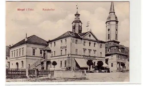 43661 Ak Bürgel in Thuringen Ratskeller vers 1916