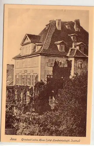 43660 Ak Jena Griesbach'sche House vers 1916