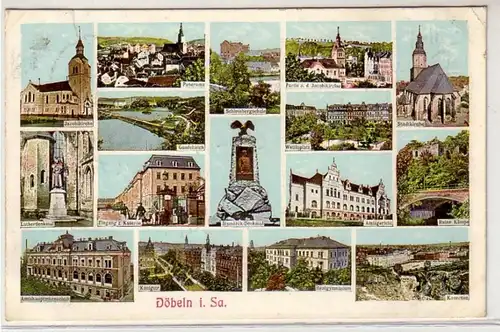 43645 Mehrbild Ak Döbeln in Sachsen 1911