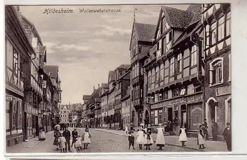 43642 Ak Hildesheim Wollenweberstrasse um 1910