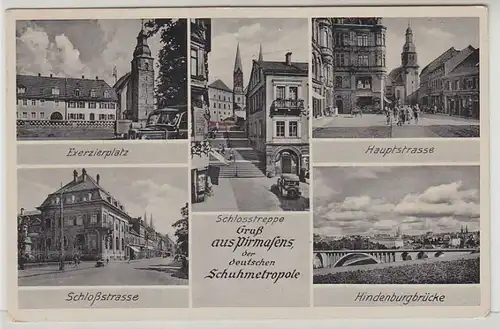 43631 Mehrbild-Ak Gruß aus Pirmasens um 1940