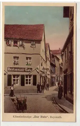 43621 Ak Bayreuth Boutique d'artiste "Zur Hibou" vers 1931