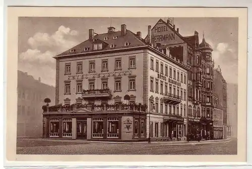 43615 Ak Chemnitz Hotel Herrmann um 1920