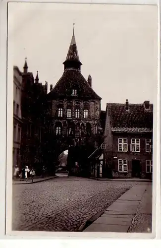 43610 Foto Ak Stralsund Kniepertor um 1932