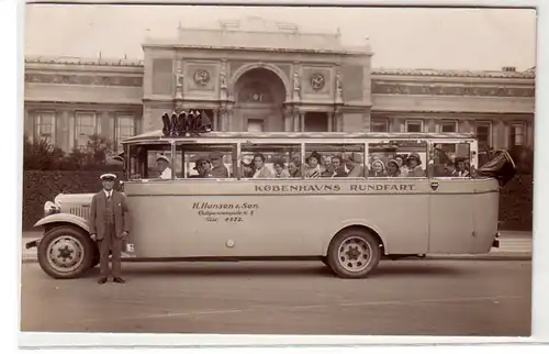 43608 Ak Kopenhagen København Bus Rundfahrten 1932