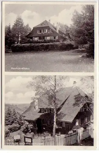 43603 Ak Freudenstadt Pension Hochlandhaus um 1940