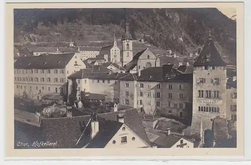 43598 Photo Ak Chur Kellerei Hof vers 1930