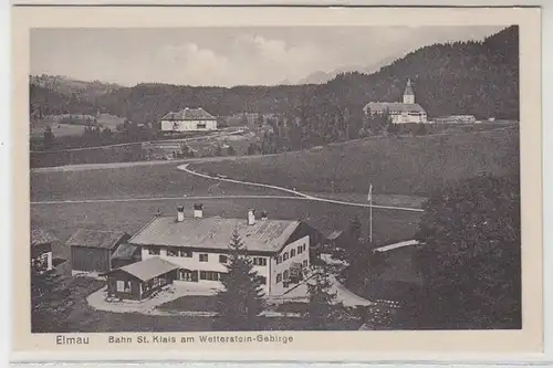 43593 Ak Elmau Bahn St. Klais am Wettersteingebirge 1922