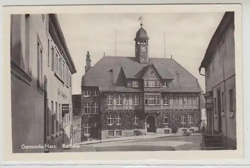 43548 Ak Gernrode Harz Hôtel de ville 1957