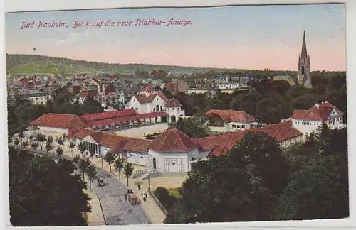 43528 Feldpost Ak Bad Nauheim Trinkkur Anlage 1917