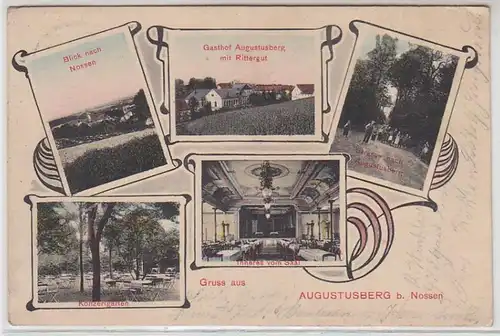 43518 Ak Gruß aus Augustusberg bei Nossen 1911