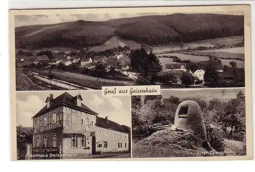 43504 Multi-image Ak Salutation de Gisenhain Hostal 1940