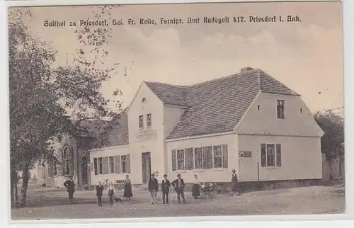 43477 Ak Priesdorf in Anhalt Gasthof 1924