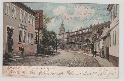 43470 Ak Ichtershausen alter Fritz und Nadelfabrik 1915