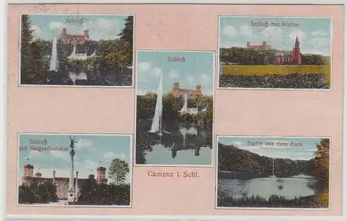 43434 Multi-image Ak Camenz en Silésie 1921