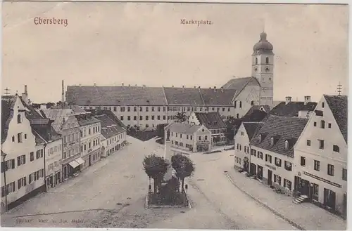 43420 Ak Ebersberg Marktplatz um 1910