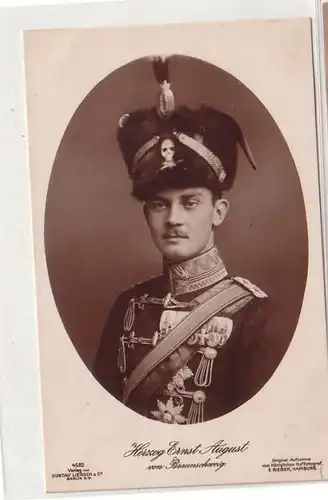 43416 Ak duc de Braunschweig en uniforme vers 1910