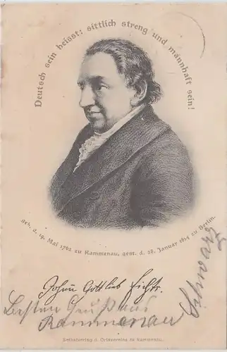 43410 Ak Johann Gottlieb Fichte 1903