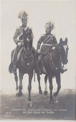43404 Ak General von Emmich Eroberer von Lüttich 1916