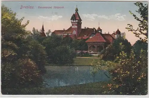 43394 Ak Wroclaw Restaurant Südpark 1926