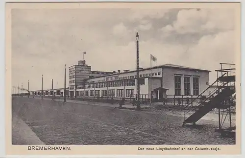 43389 Ak Bremerhaven der neue Lloydbahnhof 1930