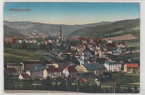 43355 Ak Wüstegiersdorf Totalansicht 1917