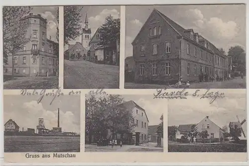 43306 Mehrbild Ak Gruß aus Mutschau Grube usw. 1912