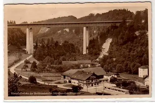 43288 Ak Mangfallbrücke der Reichsautobahn um 1940