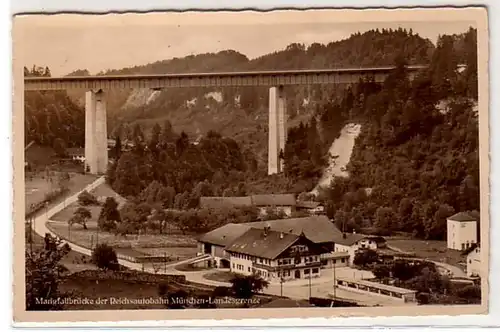 43288 Ak Pont de Mangfall de l'autoroute du Reich vers 1940