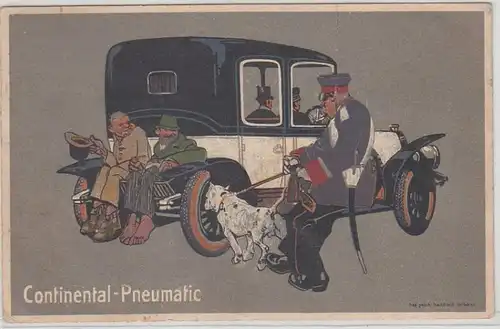 43257 Reklame Ak Continental Pneumatic um 1910