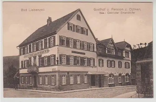 43235 Ak Bad Liebenzell Auberge pour le bœuf vers 1930