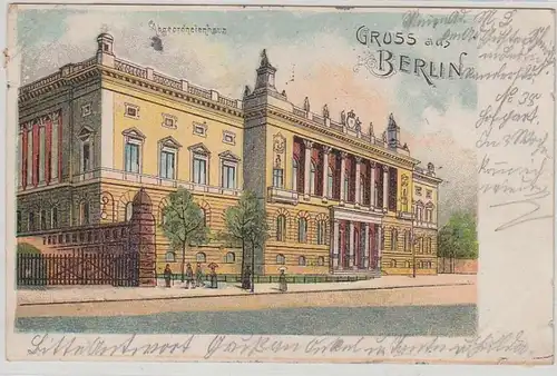 43221 Ak Gruss aus Berlin Abgeordnetenhaus 1908