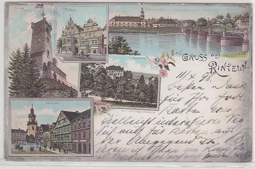 43207 Ak Lithografie Gruss aus Rinteln 1898
