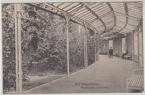 43200 Ak Bad Mergentheim Gegenhalle i. Karlsbad 1914