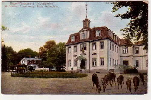 43139 Ak Eisenach Hotel Restaurant "Hohesonne" um 1910