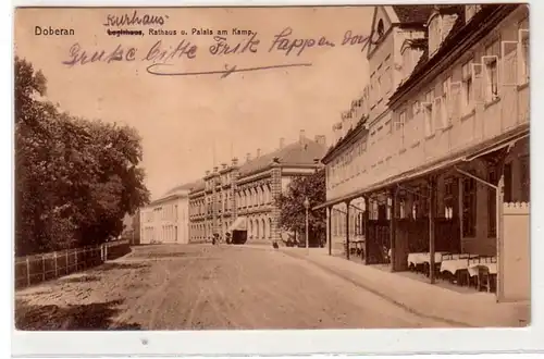 43136 Ak Doberan Logorhaus, Hôtel de ville et Palais 1915