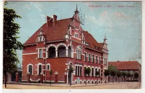 43130 Ak Osterwieck am Harz kaiserliches Postamt 1911