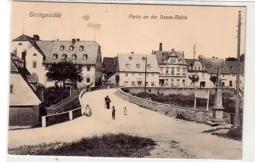 43099 Ak Geringswalde Partie an der Damm Mühle 1911