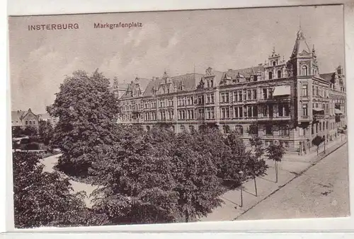 43086 Ak Insterburg Ostpreussen Markgrafenplatz um 1910