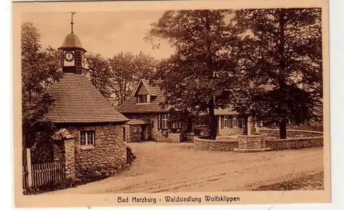 43073 Ak Bad Harzburg Waldsiedlung Wolfsklippen um 1910