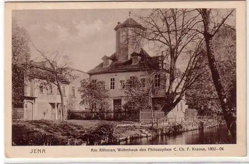 43050 Ak Jena Wohnhaus von Ch.F. Krause um 1920