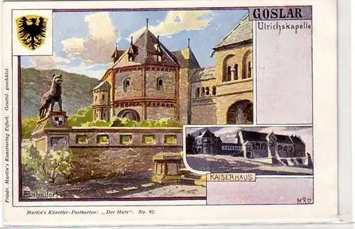 43022 Artiste Ak Goslar Maison Impériale vers 1910
