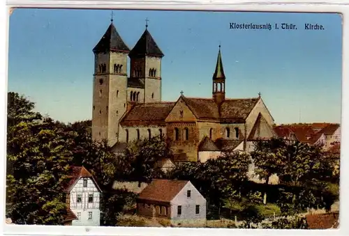 43010 Ak Klosterlausnitz in Thüringen Kirche um 1910