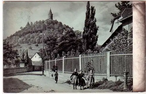 43008 Ak Schloss Leuchtenburg bei Kahla 1907
