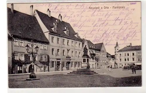 42984 Feldpost Ak Neustadt sur la place Orla Marktplatz 1916