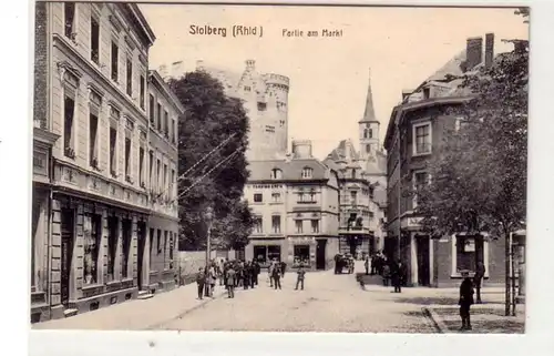 42973 Ak Stolberg Rhénanie Partie sur le marché vers 1910