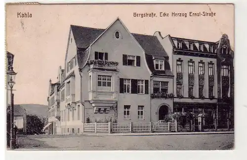 42967 Ak Kahla Bergstraße Ecke Herzog Ernst Straße 1914