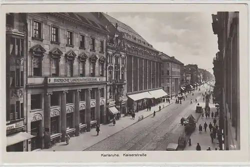 42962 Ak Karlsruhe Badische Landeswerbesbank 1930